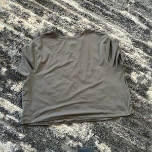 #67 Casual Olive Green Women's Crop Top